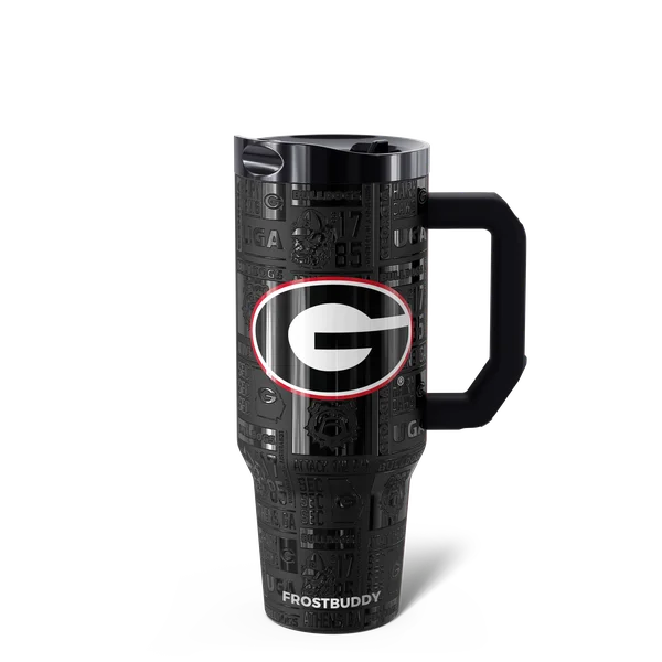 Thicc Buddy 40oz, Georgia Bulldogs, Legacy — thicc40-georgia3dblack-one
