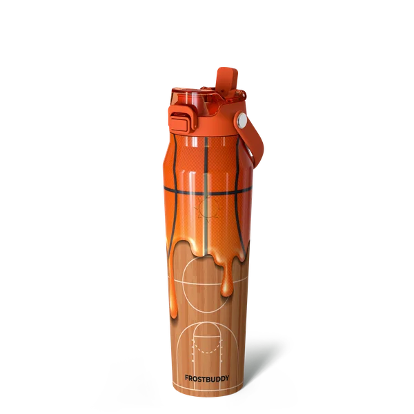 Bottle Buddy 32oz, Basketball Drip