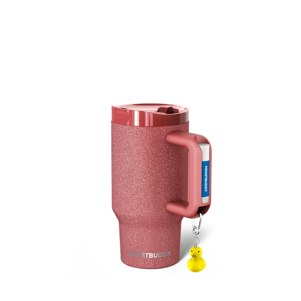 Thicc Buddy 16oz, Burgundy Glitz