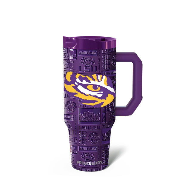 Thicc Buddy 40oz, LSU Tigers, Legacy — thicc40-lsu3dpurple-one