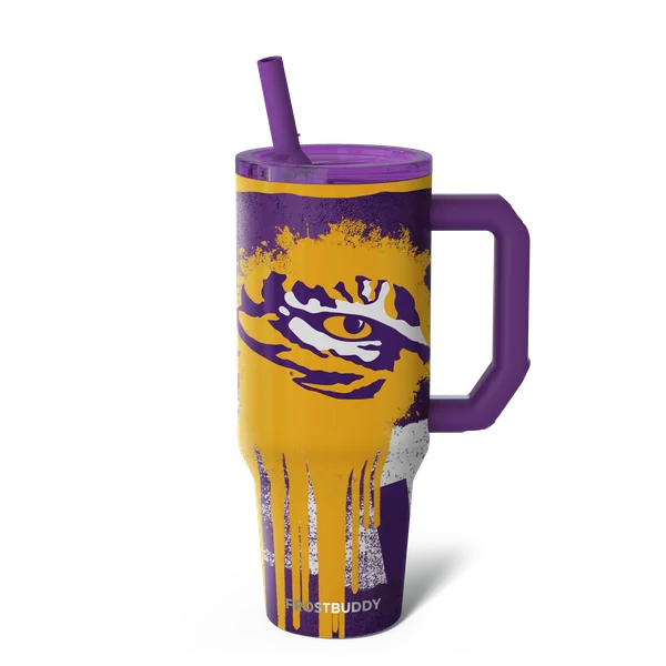Thicc Buddy 40oz, LSU Tigers, Drip