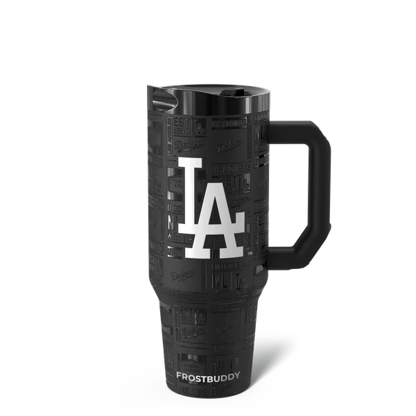 Thicc Buddy 40oz - Los Angeles Dodgers, Legacy — thicc40-black-mlb-dodgers3d-one