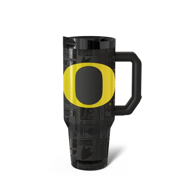 Thicc Buddy 40oz - Oregon Ducks, Legacy — thicc40-oregon3dblack-one